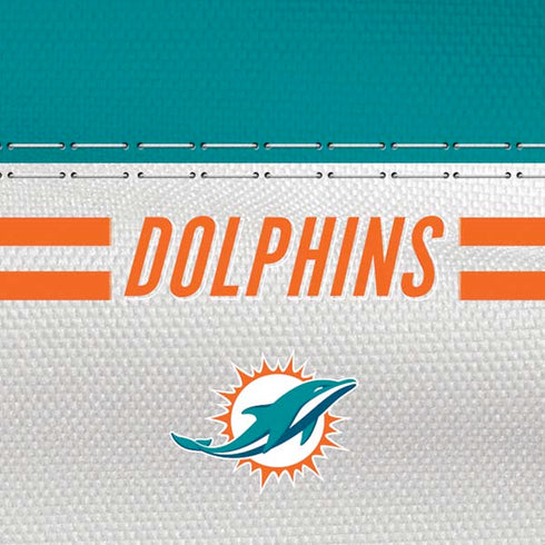 NFL Miami Dolphins White Striped Moto E5 Play Skin